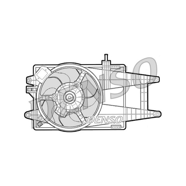 Fläkt, kylare 12V Denso DER09040 DENSO