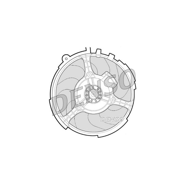 Fläkt, kylare 12V Denso DER09060 DENSO