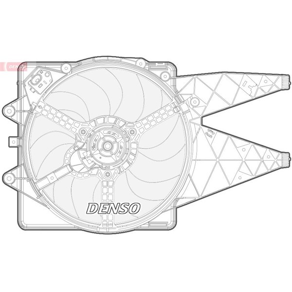 Fläkt, kylare 12V Denso DER09092 DENSO