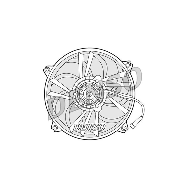 Fläkt, kylare Denso DER21014 DENSO Fläkt, kylare Denso DER21014 DENSO