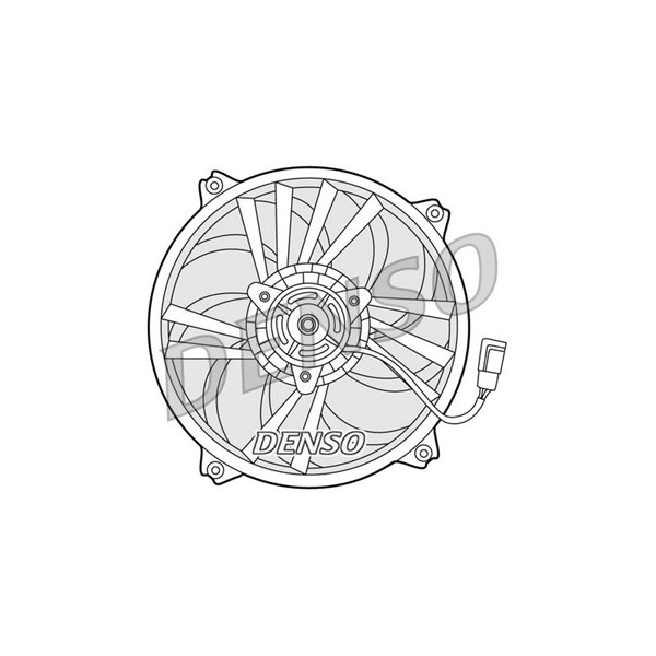 Fläkt, kylare Denso DER21015 DENSO