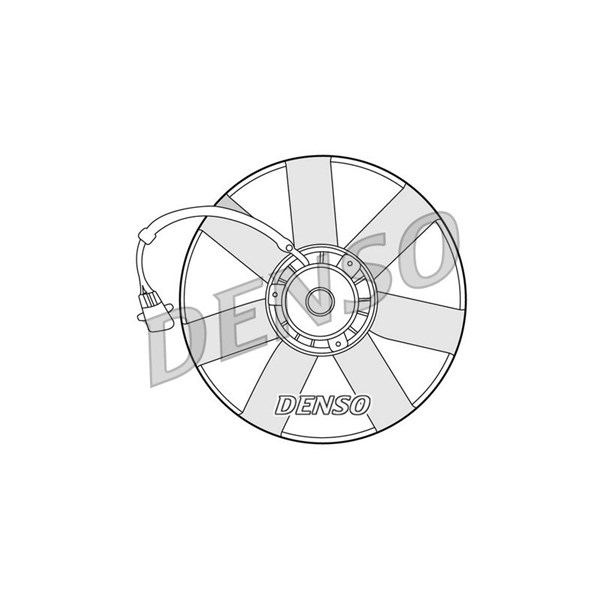 Fläkt, kylare Denso DER32002 DENSO