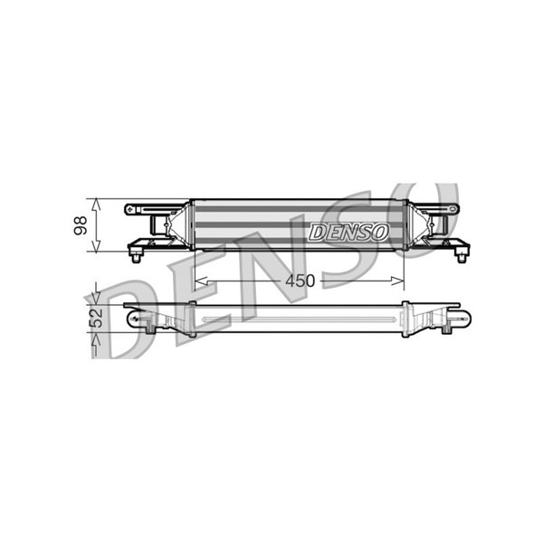 Intercooler Denso DIT01001 DENSO