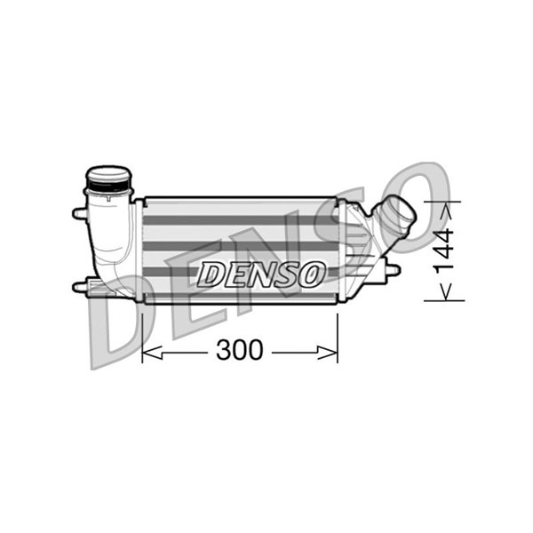 Intercooler Denso DIT07001 DENSO Intercooler Denso DIT07001 DENSO