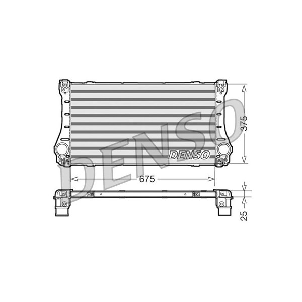 Intercooler Denso DIT50006 DENSO