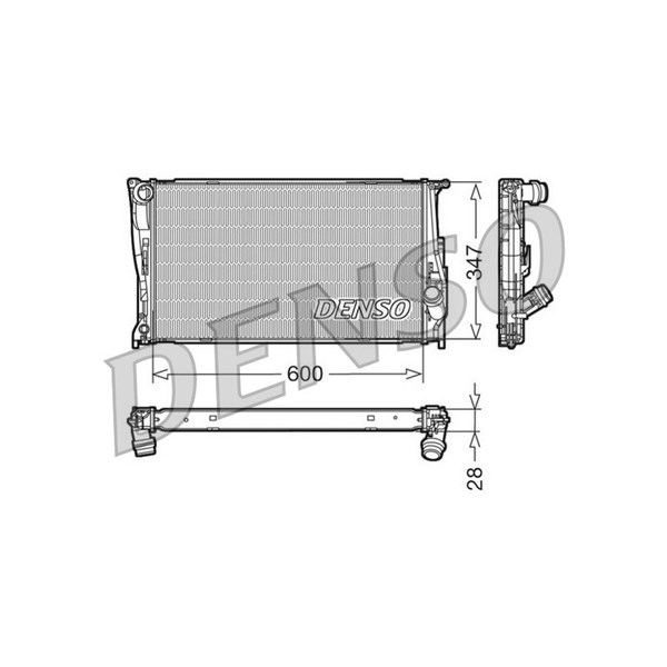 Kylare, motorkylning Denso DRM05111 DENSO