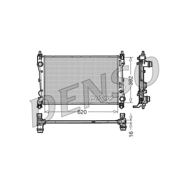 Kylare, motorkylning Denso DRM09113 DENSO