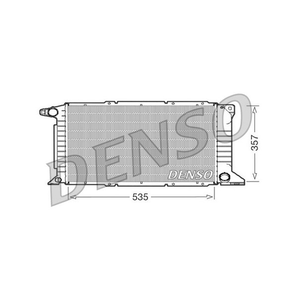 Kylare, motorkylning Denso DRM10101 DENSO