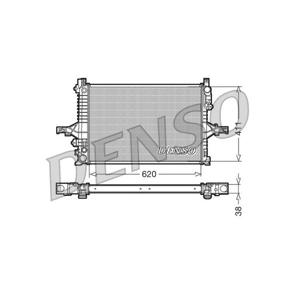 Kylare, motorkylning Denso DRM33066 DENSO