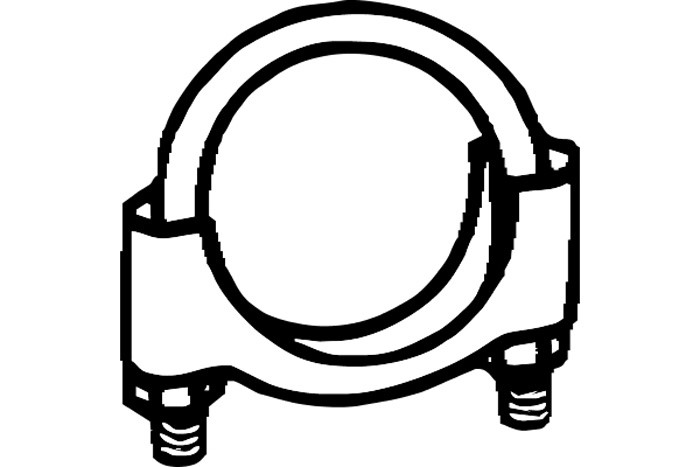 Klämma, avgassystem, Universal