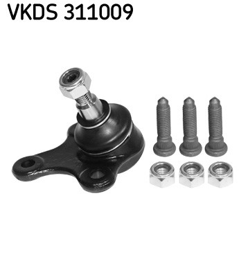 Kulled / Spindelled, framaxel höger, Nedre SKF