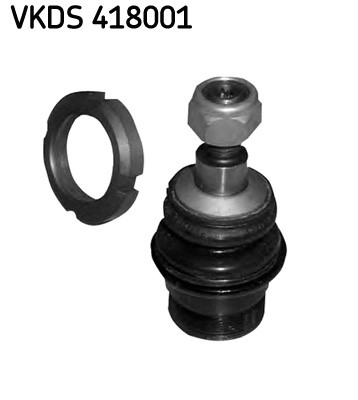 Kulled / Spindelled, Bakaxel, båda sidor, Nedre Skf VKDS 418001 SKF