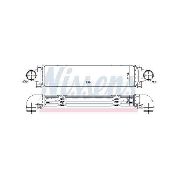 Intercooler Nissens 96346 NISSENS