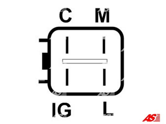 Generator 12V 100A As-pl A6023 AS-PL
