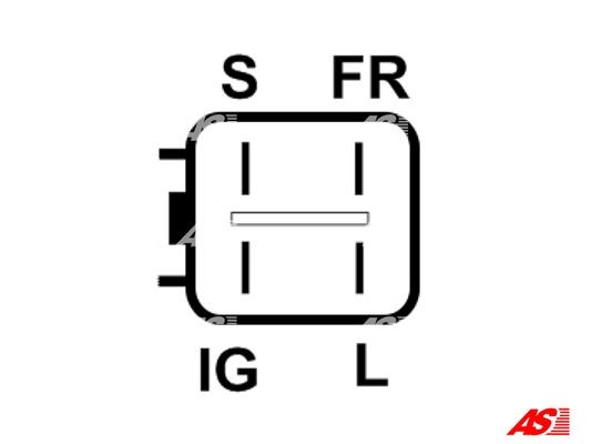 Generator 12V 100A As-pl A6055(P) AS-PL