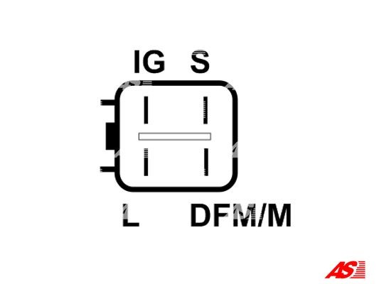 Generator 12V 90A As-pl A6122 AS-PL