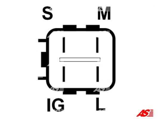 Generator 12V 180A As-pl A6405S AS-PL Generator 12V 180A As-pl A6405S AS-PL