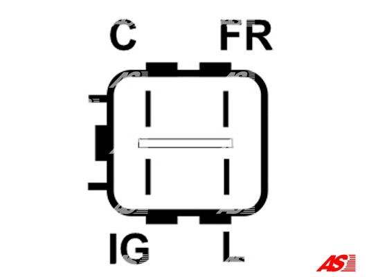 Generator 12V 80A As-pl A6417S AS-PL Generator 12V 80A As-pl A6417S AS-PL