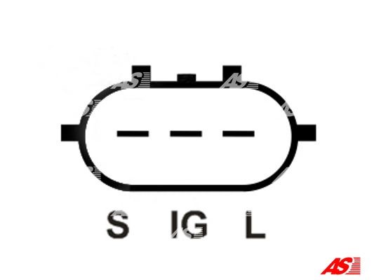 Generator 12V 60A As-pl A6480S AS-PL Generator 12V 60A As-pl A6480S AS-PL