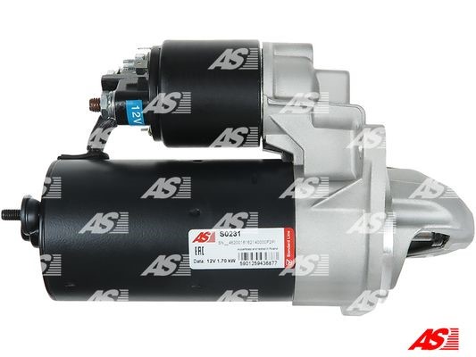 Startmotor 12V As-pl S0231 AS-PL