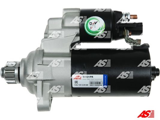 Startmotor 12V As-pl Remanufactured | as-pl | starters S0321PR AS-PL