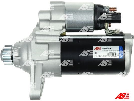Startmotor 12V As-pl Remanufactured | as-pl | starters S0477PR AS-PL