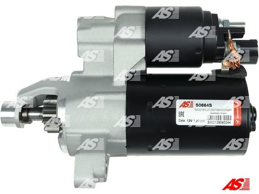 Startmotor 12V As-pl S0664S AS-PL