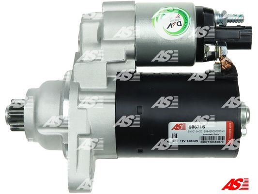 Startmotor 12V As-pl S0671S AS-PL