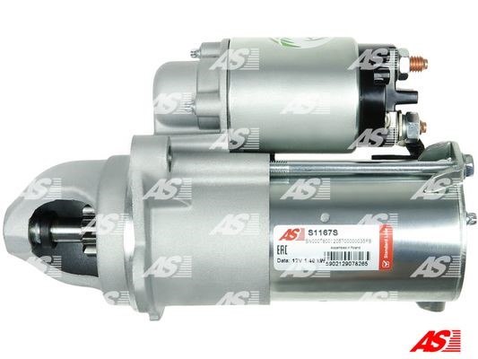Startmotor 12V As-pl S1167S AS-PL