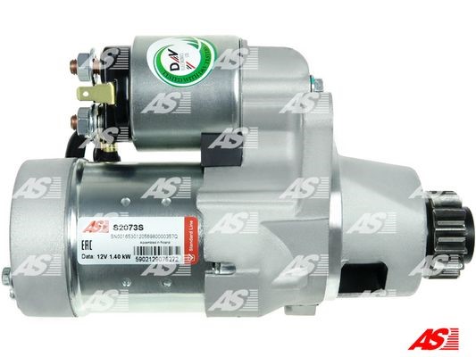 Startmotor 12V As-pl S2073S AS-PL Startmotor 12V As-pl S2073S AS-PL