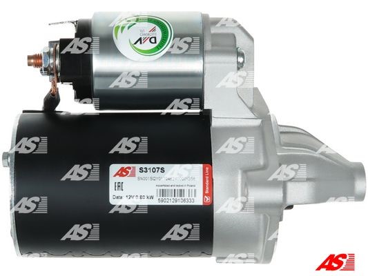 Startmotor 12V As-pl S3107S AS-PL Startmotor 12V As-pl S3107S AS-PL