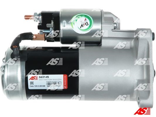 Startmotor 12V As-pl S5314S AS-PL Startmotor 12V As-pl S5314S AS-PL