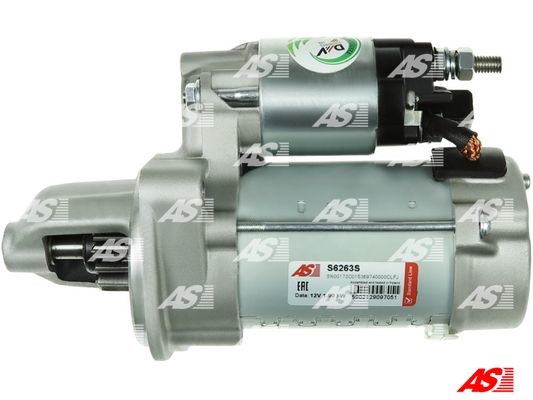 Startmotor 12V As-pl S6263S AS-PL Startmotor 12V As-pl S6263S AS-PL