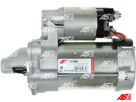 Startmotor 12V As-pl S6308S AS-PL Startmotor 12V As-pl S6308S AS-PL
