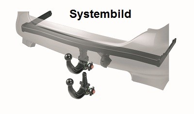 Dragkrok, Avtagbar Westfalia A40v 303304600001 WESTFALIA