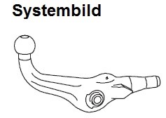 Dragkrok, Avtagbar Westfalia A40h 342098600001 WESTFALIA