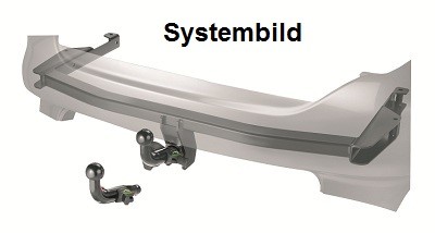 Dragkrok, Avtagbar Westfalia A50h 342162600001 WESTFALIA