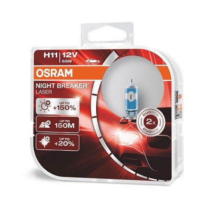 Halogenlampa OSRAM NIGHT BREAKER LASER H11 PGJ19-2 OSRAM