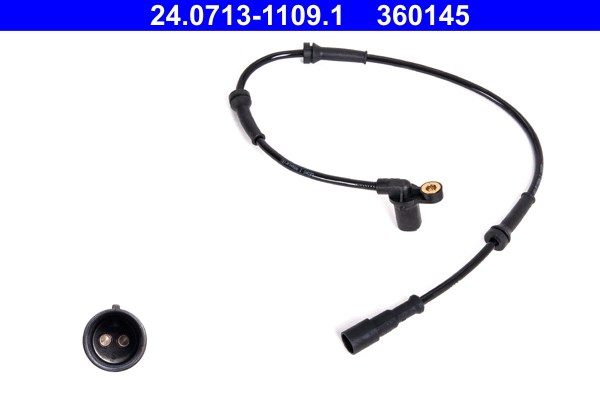 ABS-givare, Sensor, hjulvarvtal, Framaxel Ate 24.0713-1109.1 ATE