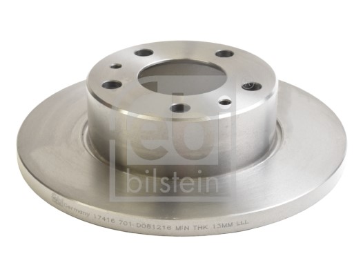 Bromsskiva Solid, Bakaxel Febi bilstein 17416 FEBI BILSTEIN