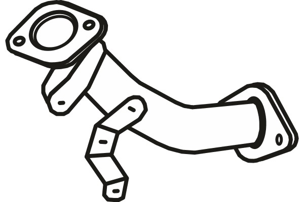 Avgasrör, Fram