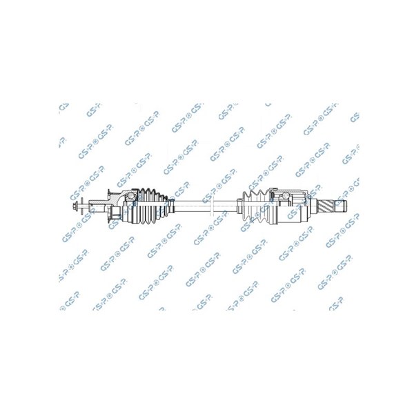 Drivaxel Volvo Xc70 II, Bakaxel höger, Bakaxel vänster Gsp 218364 GSP
