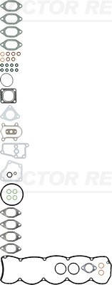 Packningssats, topplock / Sotningssats Victor reinz 02-31733-11 VICTOR REINZ