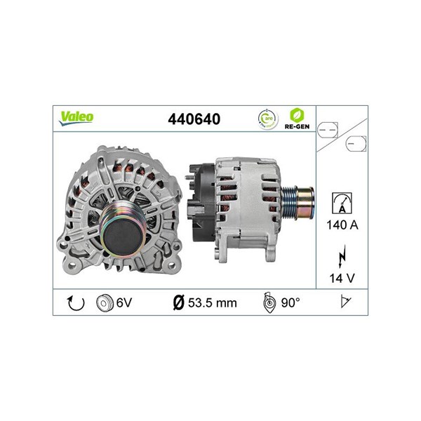 Generator 14V 140A Valeo 440640 VALEO