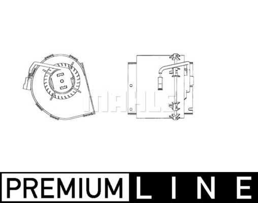 Kupéfläkt, Bak Mahle BEHR *** PREMIUM LINE *** AB 47 000P MAHLE