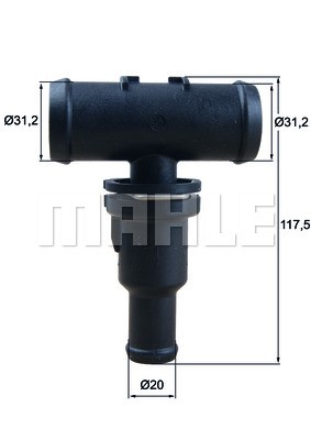 Termostat, kylvätska Mahle TH 53 75 MAHLE