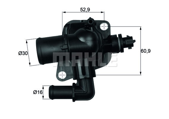 Termostat, kylvätska Mahle TI 150 88 MAHLE
