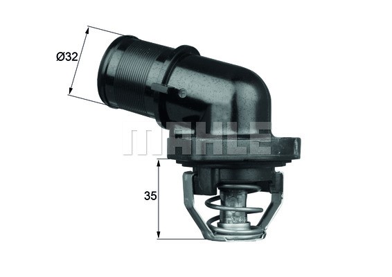 Termostat, kylvätska Mahle TI 181 89 MAHLE