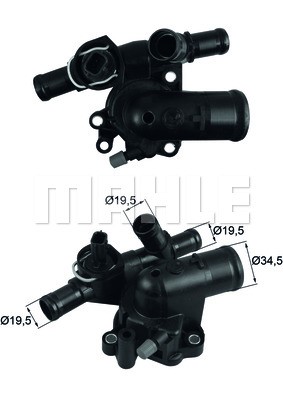 Termostat, kylvätska Mahle TI 248 83 MAHLE