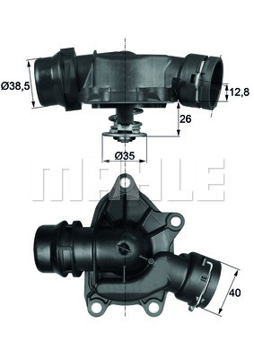 Termostat, kylvätska Mahle TI 26 88 MAHLE